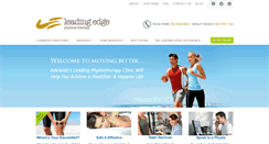 Desktop Screenshot of leadingedgephysicaltherapy.com.au